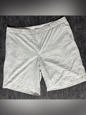Greg Norman Collection Men's Heather Gray Flat Front Shorts